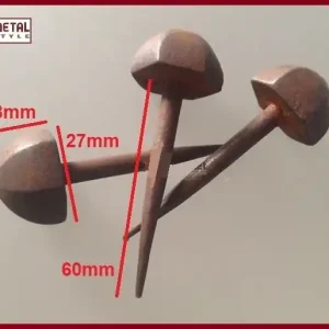 Betrouwbaar Borchia ferro bombata Ø 27 Metal 65130 21408